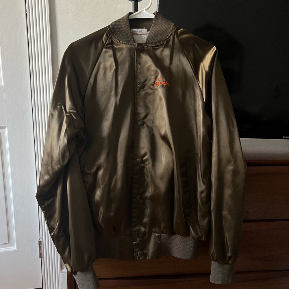 Satin Bomber Jacket